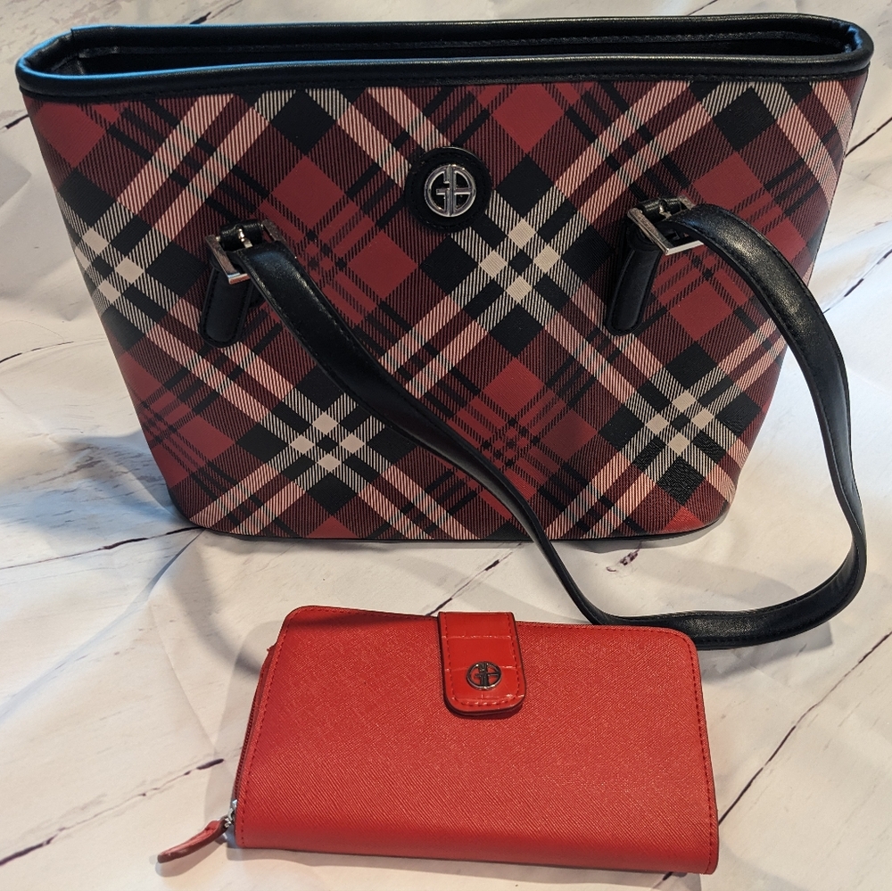 Saffiano Tote and Wallet